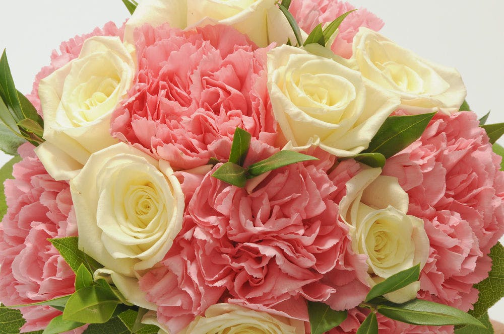 Rose & Carnation Fireside Basket Phoenix Flower Shops (AZ) Sympathy