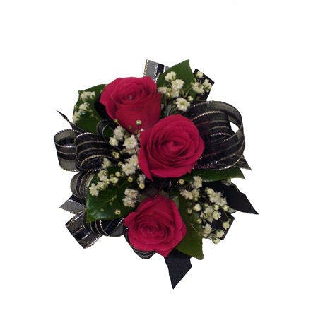 black rose corsage prom