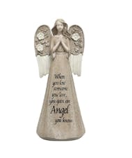 Luminous Garden Angel Figurine