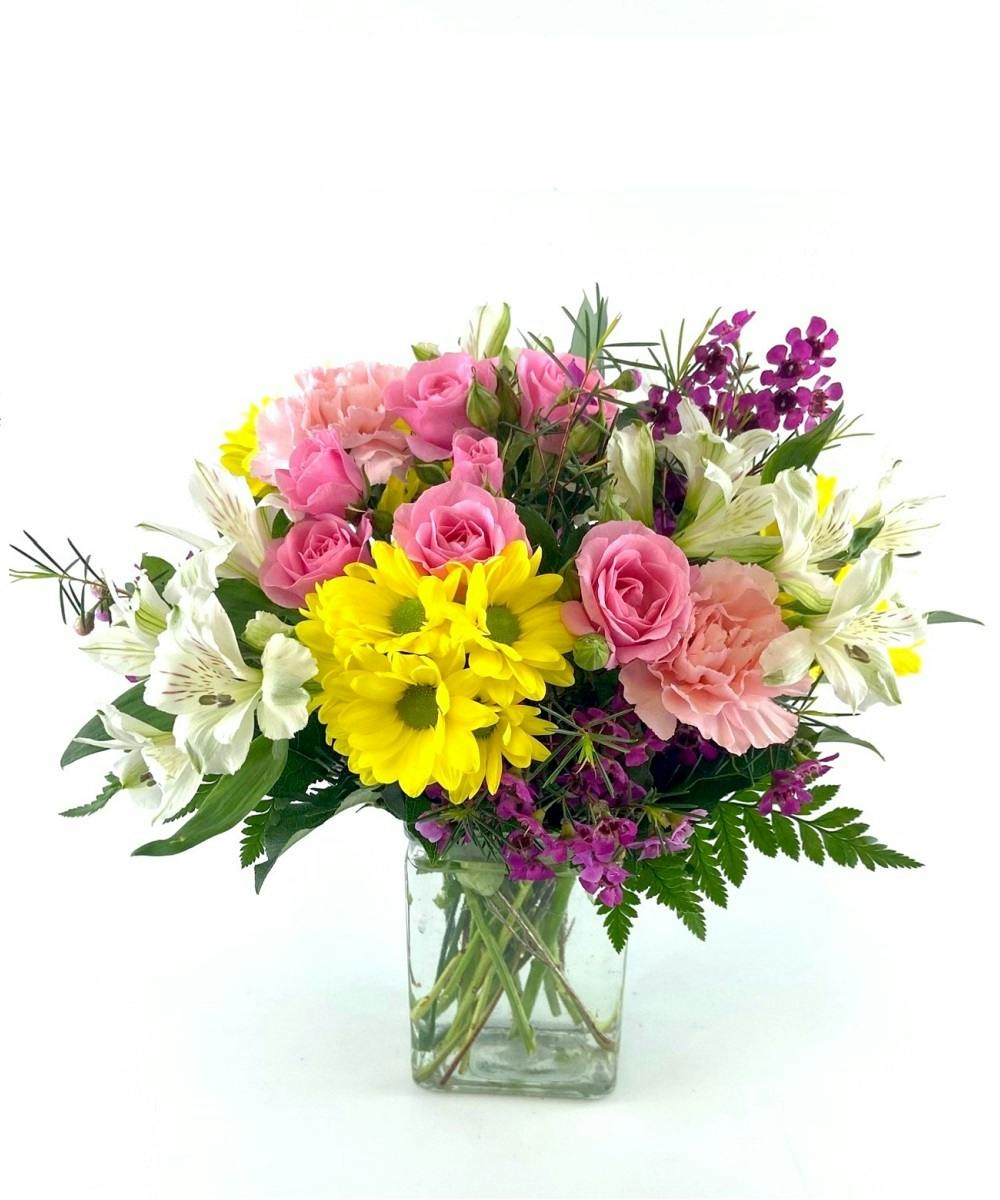 Simply Spring Vase Phoenix Flower Shops (AZ) SameDay Flower Delivery