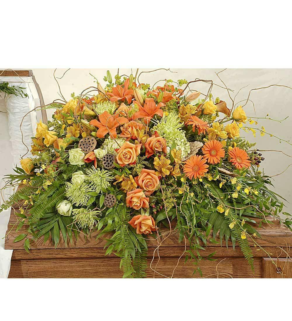 Nature's Warmth Casket Spray Phoenix Flower Shops (AZ) Sympathy