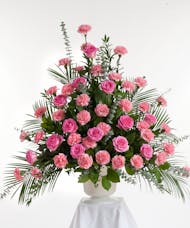 Pink Rose & Carnation Tribute