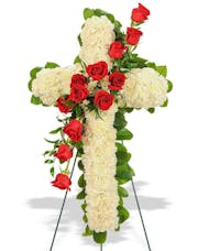 Rose & Carnation Cross